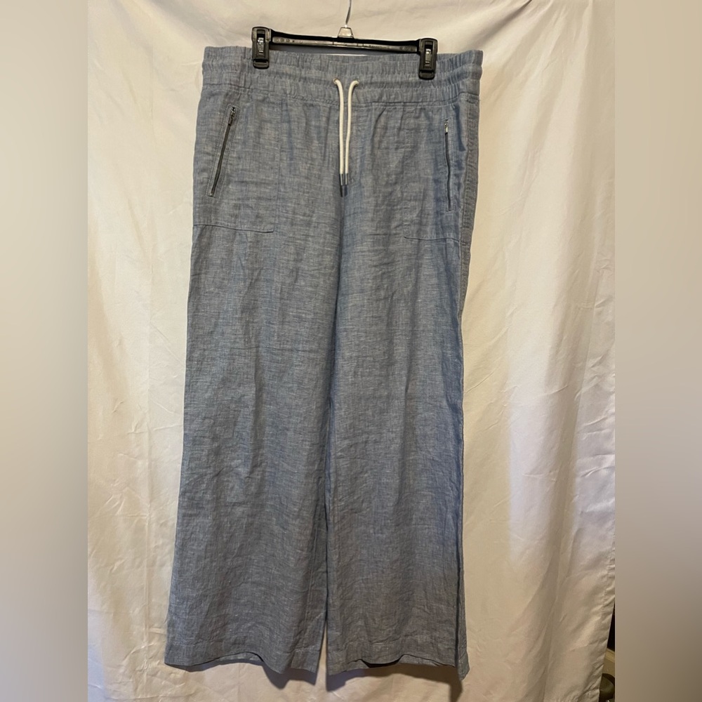Athleta | Cabo Linen Wide Leg Pants Size 16
